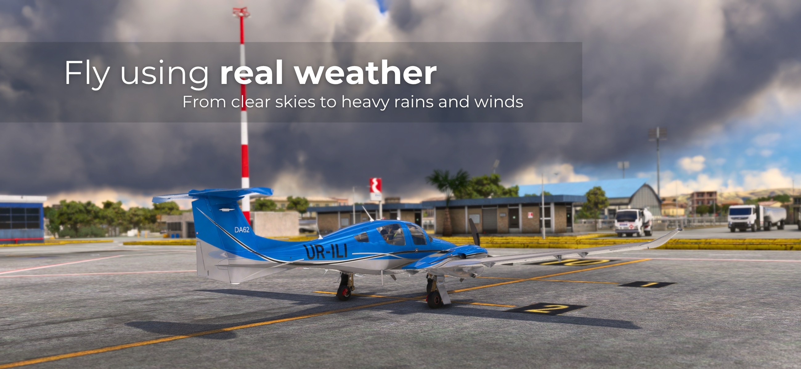 Fly using real weather
