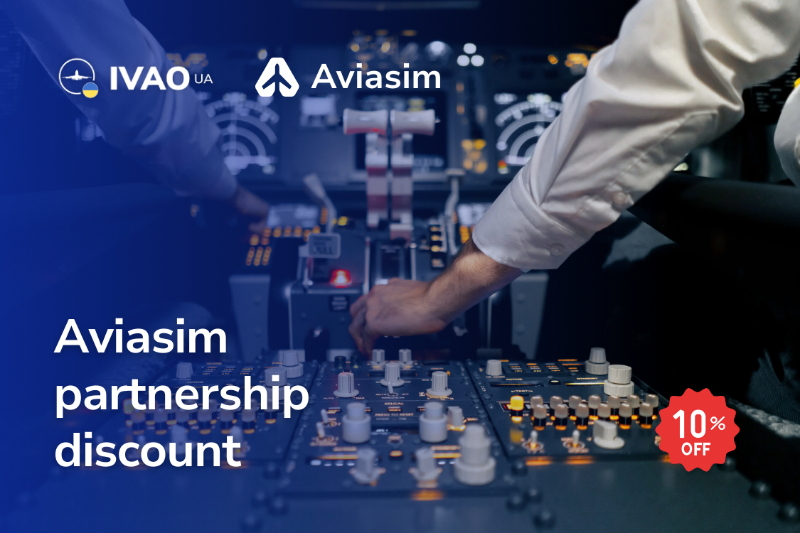 Знижка 10% на симулятор Aviasim